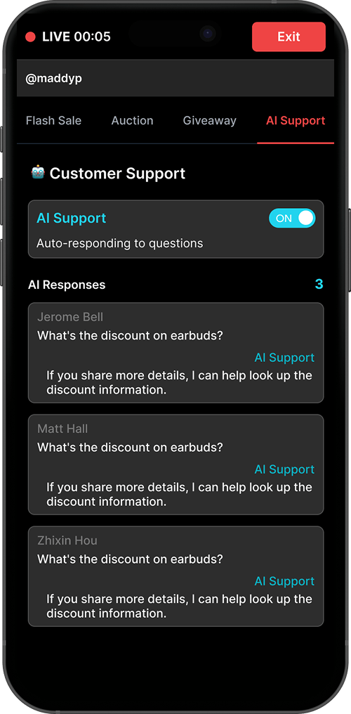 Opsique AI chat automation mobile placeholder