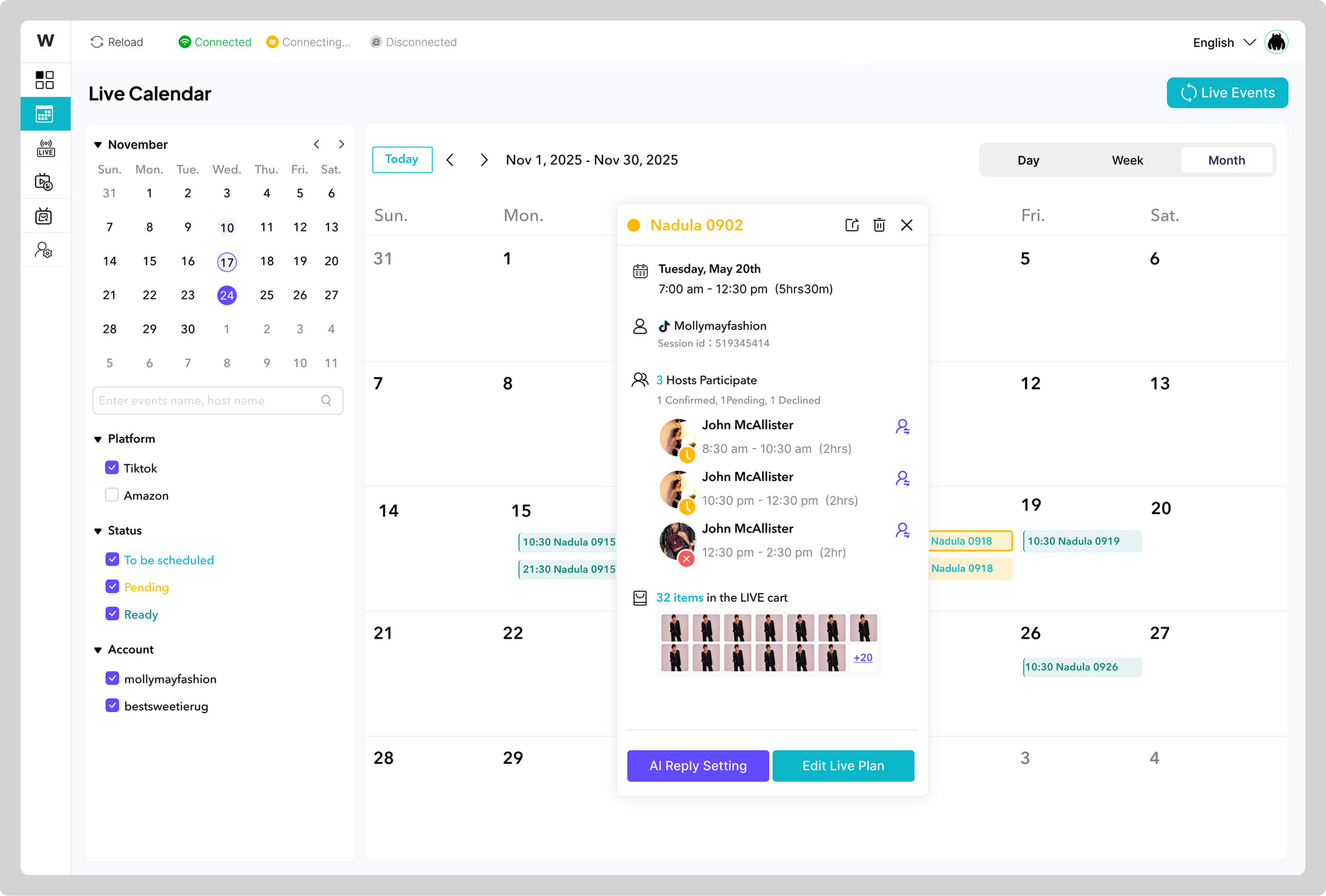 Opsique command hub dashboard preview